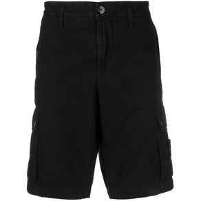 STONE ISLAND (스톤 아일랜드) 컴퍼스 패치 카고 쇼츠