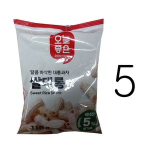 오늘좋은 쌀대롱, 5개, 110g