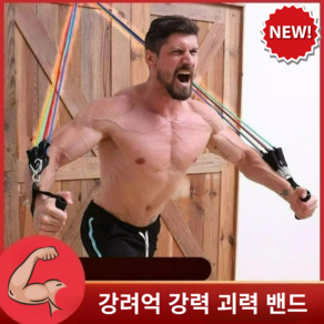 강려억 튜빙밴드 턱걸이 운동