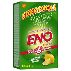 ENO Lemon Multipack Digestive Fuit Salt 30 gm (Pack of 6), 1개