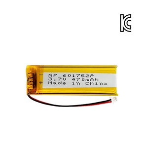 [리튬폴리머] MP 601752 3.7V 470mAh, 1개, 1개