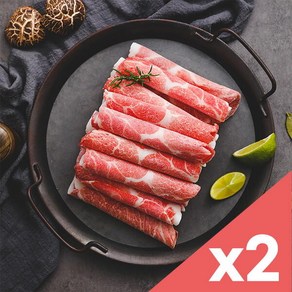 HACCP인증 국내산 대패 목살 1kgx2팩 (총2kg), 2개