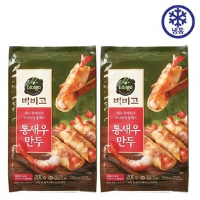 CJ 비비고 통새우만두, 2개, 200g