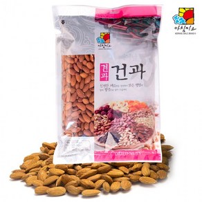 농산물 수산물 안주 건강 주전부리 당꾸지청년 생아몬드 생 1kg, 1개