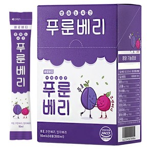 바로바디 푸룬베리 주스, 10g, 30개