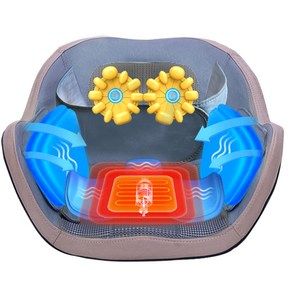 의자형 안마기 좌식 마사지기 안마기 파워 리모컨 안마의자 롤링 패드 허리 등 안마기
