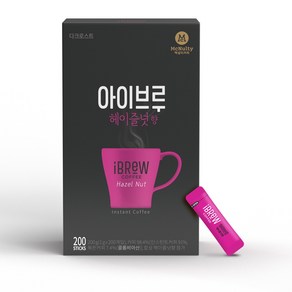 맥널티 아이브루 블랙커피 헤이즐넛향 다크로스트 400개입 (200T x 2개), 2개, 200개입