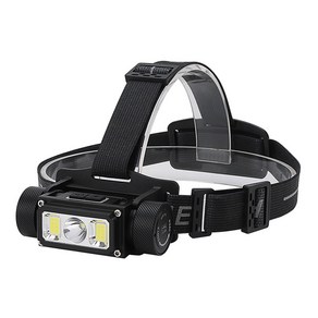 HL-K3 헤드랜턴 충전식 1500루멘 COB LED 강력한 헤드렌턴 18650 등산 캠핑 낚시 공사 안전모 헤드랜턴, 본체단품(배터리 제공없음), 1개