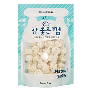 헬로도기 강아지 참좋은껌 실타래 S 18p, 우유맛, 135g, 2개