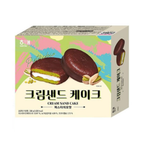 해태 샌드크림케익 피스타치오맛, 2개, 336g