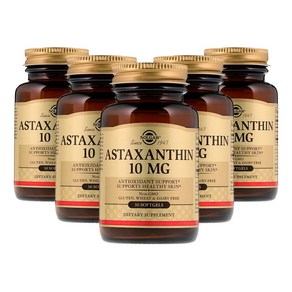 솔가 [5개 SET] 아스타잔틴 10mg 30정 (소프트젤) Solga Astaxantine 30 Sgels, 150정, 1세트