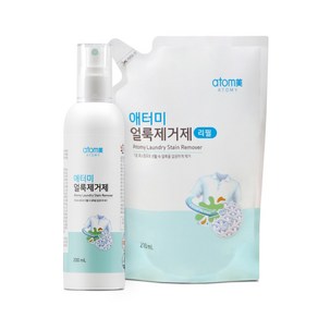 애터미 얼룩제거제 용기200ml + 리필 210ml 중성세제 PL, 1개