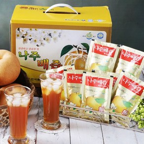 맛있고 달달한 대용량 나주배즙, 단일옵션, 130ml, 50개