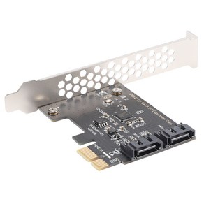 PCIe PCI Express to SATA3.0 2포트 SATA III 6G 확장 컨트롤러 카드 어댑터