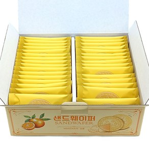 위드쿡 감귤 샌드웨이퍼 60개입(30개 x 2상자)