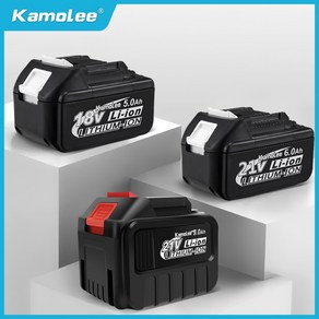 샌드블라스터 Kamolee 핸드 드릴 배터리 전동 공구 지지대 18V 6000mAh 리튬 이온 BL1860, 1개