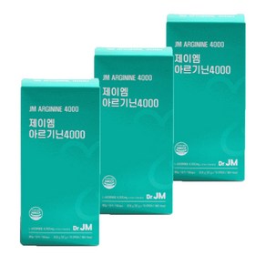 제이엠 아르기닌 4000mg / 15포, 300g, 3개