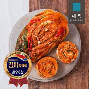 대복 포기김치 20kg(10kg+10kg) (김치품평회 최우수상 농식품부장관 수상), 10kg, 2개