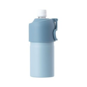 아틀라스 패트병 홀더 냉장 보관 PET 병 쿨러 500ml 650ml 진공 절연 핑크 베이지 접이식 핸들, 1개