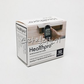 혈당시험지 당뇨체크지 - 헬스프로 측정검사종이 ( Healthpo 50매 ), 1개