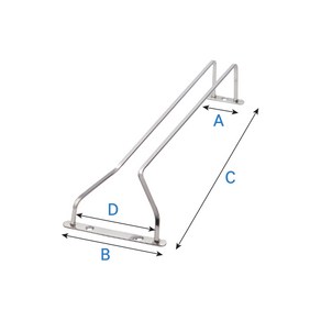 와인잔 걸이 스텐 2홀 설치 쉬운 와인잔 걸이 예쁜 와인잔 걸이, 스텐1홀小, 1개
