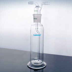 LukeGL® 필터 부착형 가스 세척병 40 ~ 100 um P2 500ml B08-83-152, 500ml (B08-83-152)