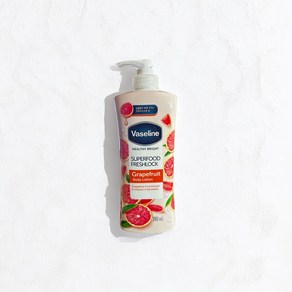 바세린 슈퍼푸드 바디로션 그레이프프룻, 390ml, 3개