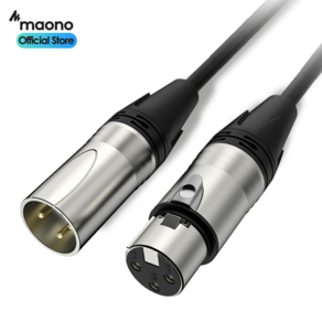 마오노 고급형 XLR(암) to XLR(수) 캐논 마이크 케이블 1.8m