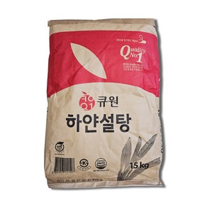 큐원 하얀설탕 15kg 백설탕, 1개