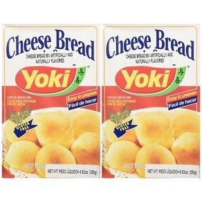 8.8 Ounce (Pack of 2) Cheese Cheese Bead Mix - Mistua paa Pão de Queijo - Yoki - 8.80 oz (250g), 2개, 250g