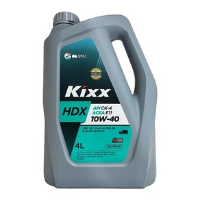 KIXX HDX 10W40 4L CK4, KIXX HDX 10W40 4L CK4 CJ4, 1개