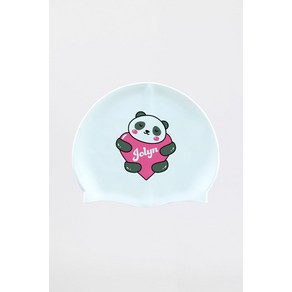 졸린 실리콘 수모 수영모자 판다 러브 Jolyn Silicone Swim Cap - Panda Luv, 1SZ, 1개