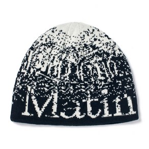 [당일발송] 마뗑킴 스포티 자카드 숏 비니 MATIN KIM SPORTY JACQUARD BEANIE + GRAD 정품보증택