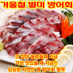 산지직송 당일조업 방어 100% 자연산 방어회 활 대방어회 방어회 필렛 500g 초장증정, 2개, 대 방어회 모듬 필렛 500g내외