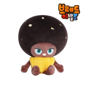 초코 가방고리 인형 15cm 브레드이발소 키링, 1개