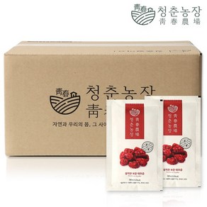 청춘농장 보은 대추즙 실속형 60포, 60개, 100ml