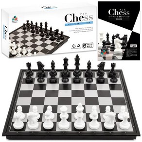 [36p & Chess 3 boad set JEMHOP (L 32 cm) 룰 북 전략 트레이닝 부속] 체스 사이즈(MLXL) 판 세트 보드 접는 자석 휴대용 젬홉, 1개