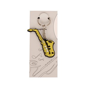 섹소폰 악기 열쇠고리 KeyChain Saxophone 키링, 단품, 1개