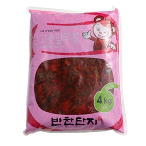 양념고추잎 중국산 반찬단지4kg, 1개, 4kg