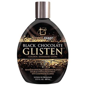 Bown Suga 블랙 초콜릿 Glisten Shimmeing 브론저 태닝 Bed Lotion