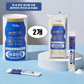 투제이 [hy한국야쿠르트] 야쿠르트 프리바이오틱스 유산균 (2g*30P) 2개, 60g