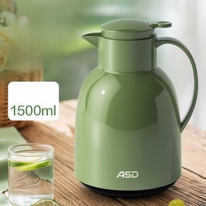 보온보냉 주전자 1L 1.5L, C. 라이트 그린 (1.5L), 1개