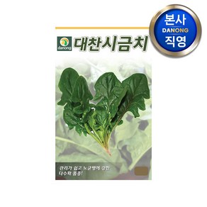 대찬 시금치 씨앗 40g . 야채 채소 텃밭 파종 재배 주말 농장 씨 종자, 1개