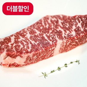 한우 소고기 스테이크 채끝 부채 안심 1++ 1등급, 1개, (1등급이상)채끝스테이크300g