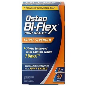 [미국]Osteo Bi-Flex Tiple Stength with Vitamin D오스테오 글루코사민 콘드로이틴, 1개, 80정