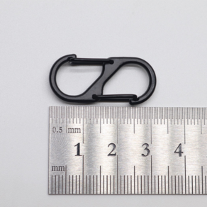 끌린다 양쪽 블랙 비너 30mm, O비너(블랙), 1개