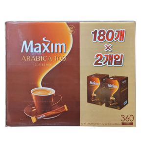 맥심 아라비카 100 커피믹스, 11.8g, 180개입, 2개