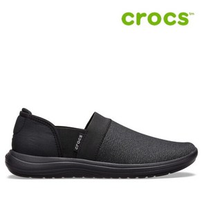 크록스 운동화 H12- 205804-060 Womens Cocs Reviva Slip-On Black