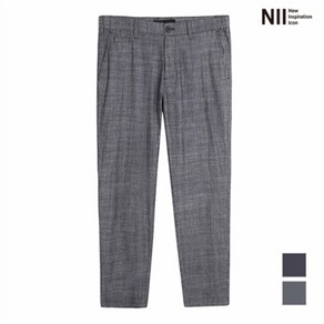 NII(사입) [NII] 남성 보카시 사이드밴딩 9부 슬랙스_2NNXDLUM3531