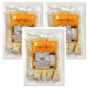 CJ 이츠웰 더블치즈롤까스 1kg, 3개